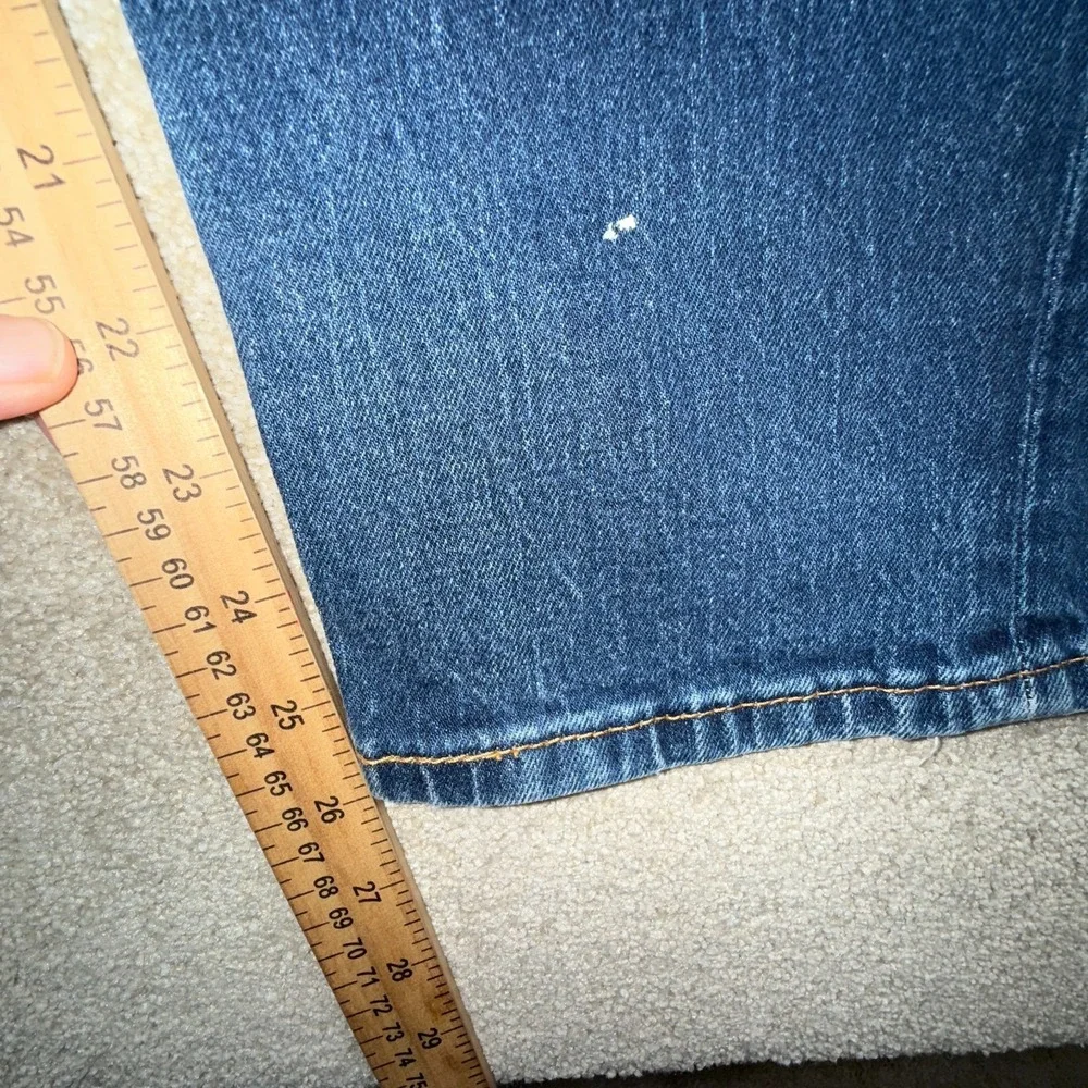Levi's 505 Jeans Mens 36x29 Blue Denim Medium Wash‎ Mid Rise Regular Fit Outdoor